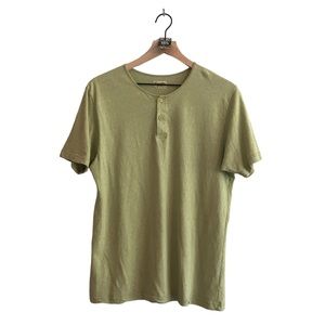 Knitwear Cotton Mens Shirt - Size Small - Like New - Green
